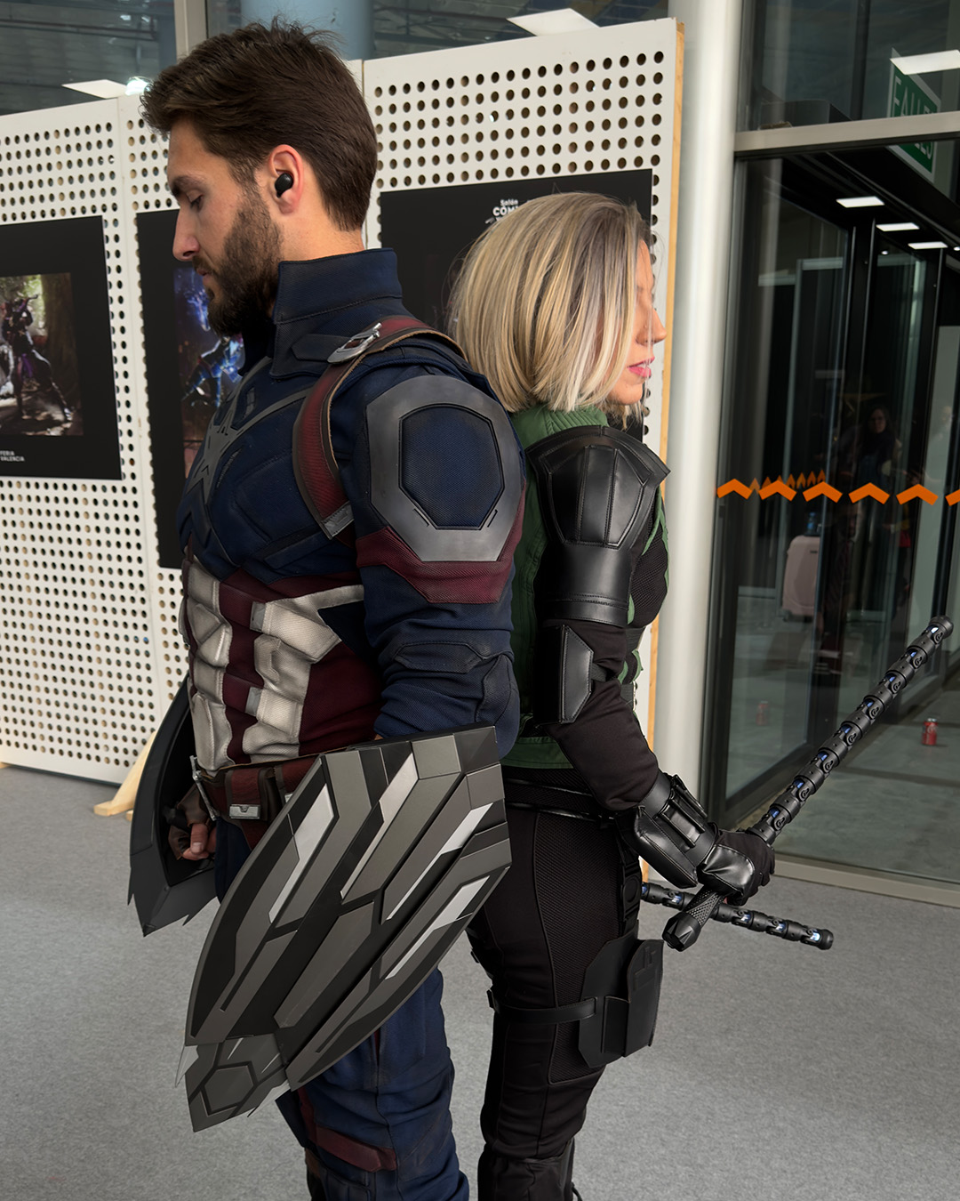 Cosplayer profesional en evento de cosplay