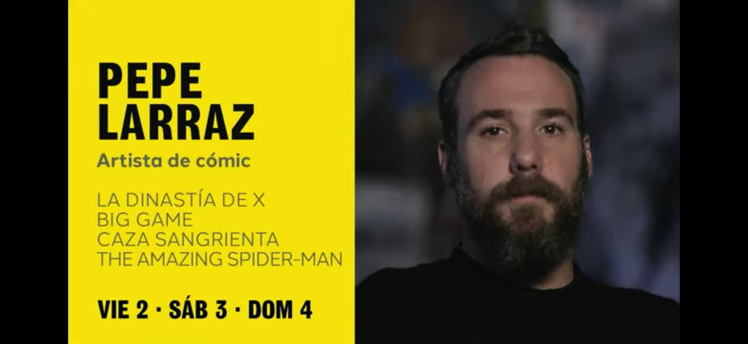 Invitado confirmado San Diego Comic-Con Málaga 2026