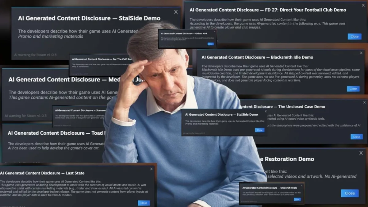 Steam Next Fest se ahoga en contenido generado por IA: la cruda realidad tras instalar un bloqueador